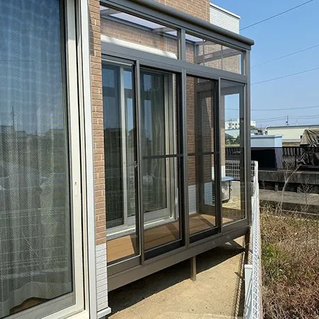 あま市・名古屋市のテラスの外構工事