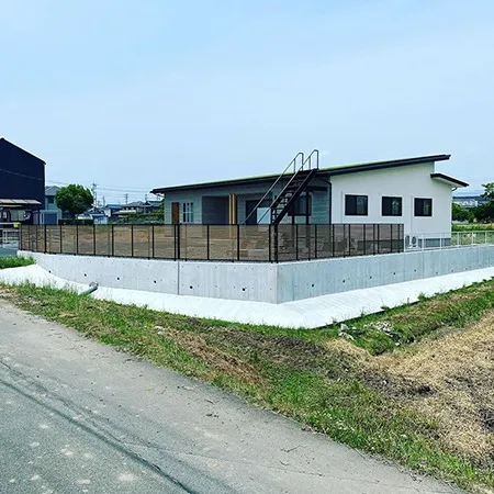 海部郡のフェンスの外構工事